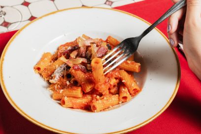 Pasta Amatriciana Trattoria Volare Zagreb