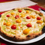 Pizza Gamberi e zucchine Trattoria Volare Zagreb